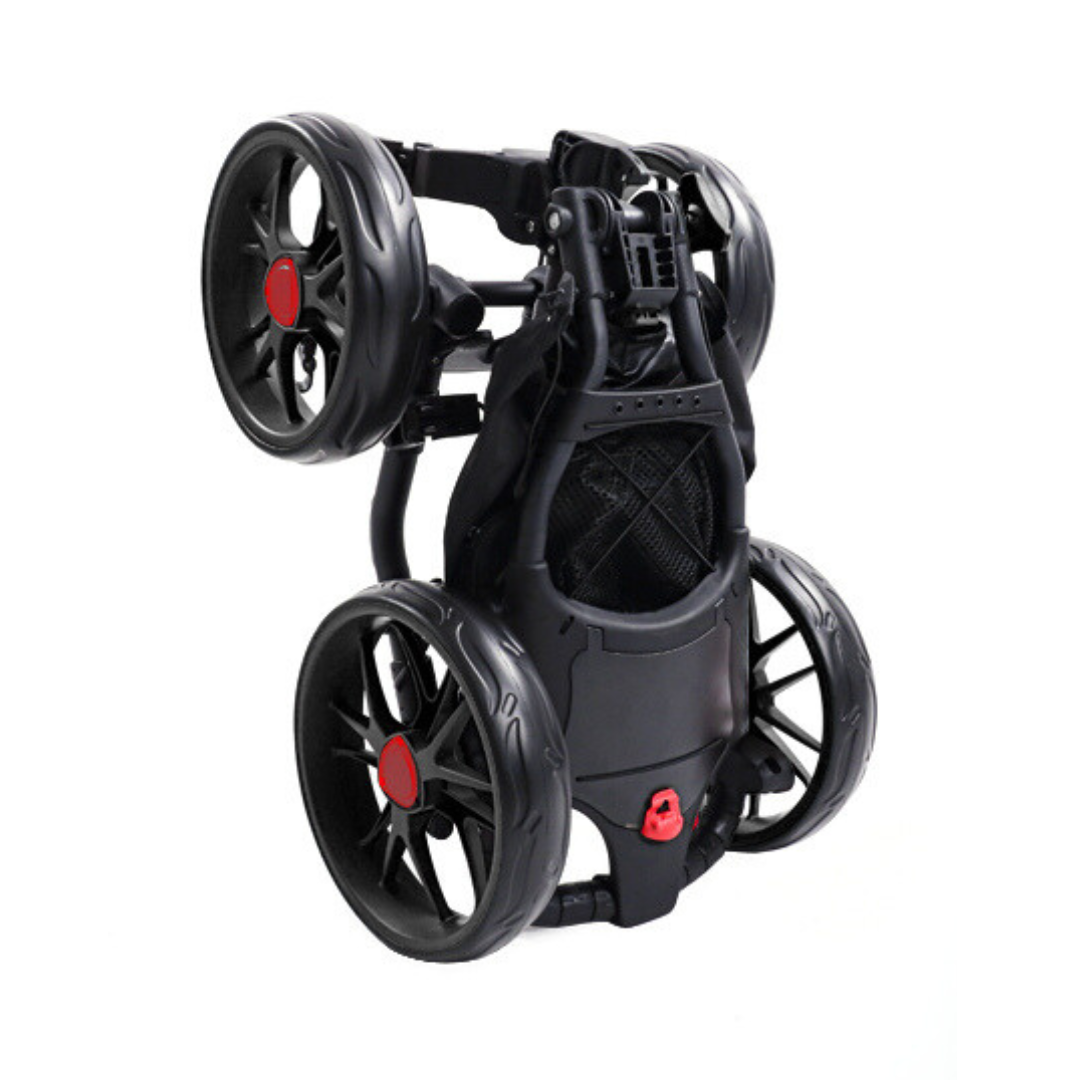 ParShark Golf Trundler 4 Wheel Umbrella Holder - Stealth