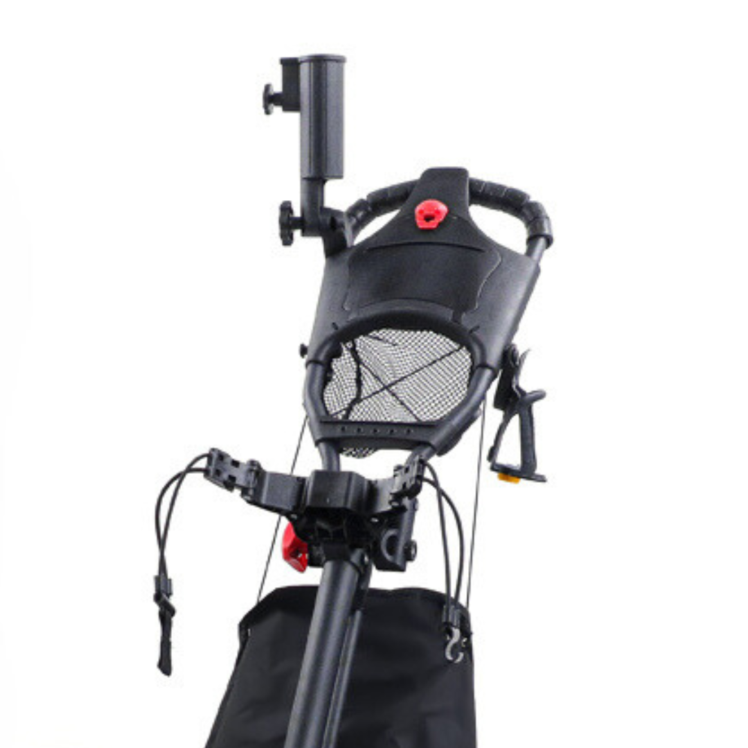 ParShark Golf Trundler 4 Wheel Umbrella Holder - Stealth