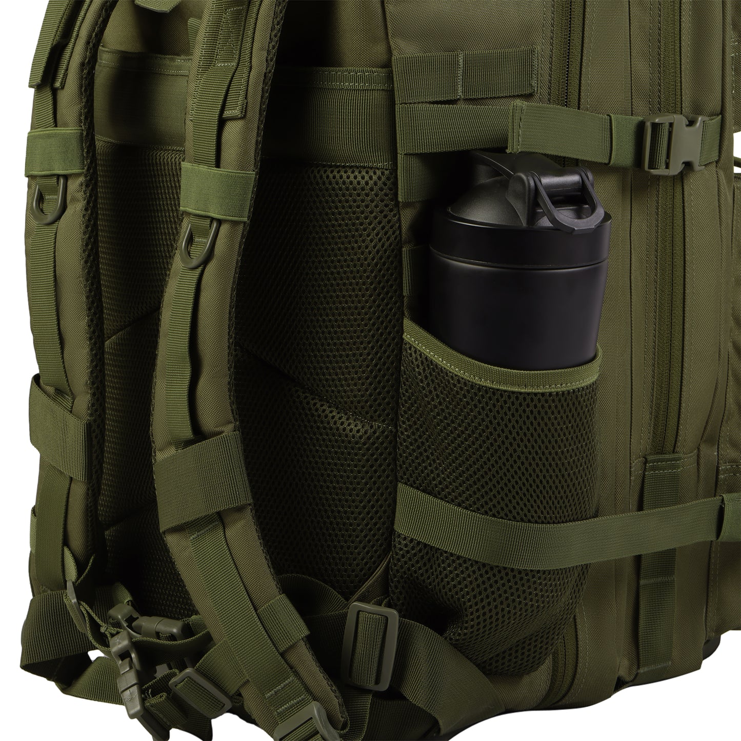 Recon 45L Fitness Backpack - Tactical Crossfit Backpack - Green