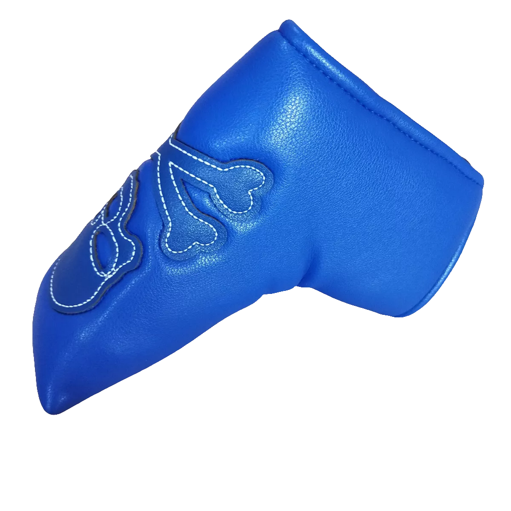 Golf Putter Cover Blade Putter - Blue skull