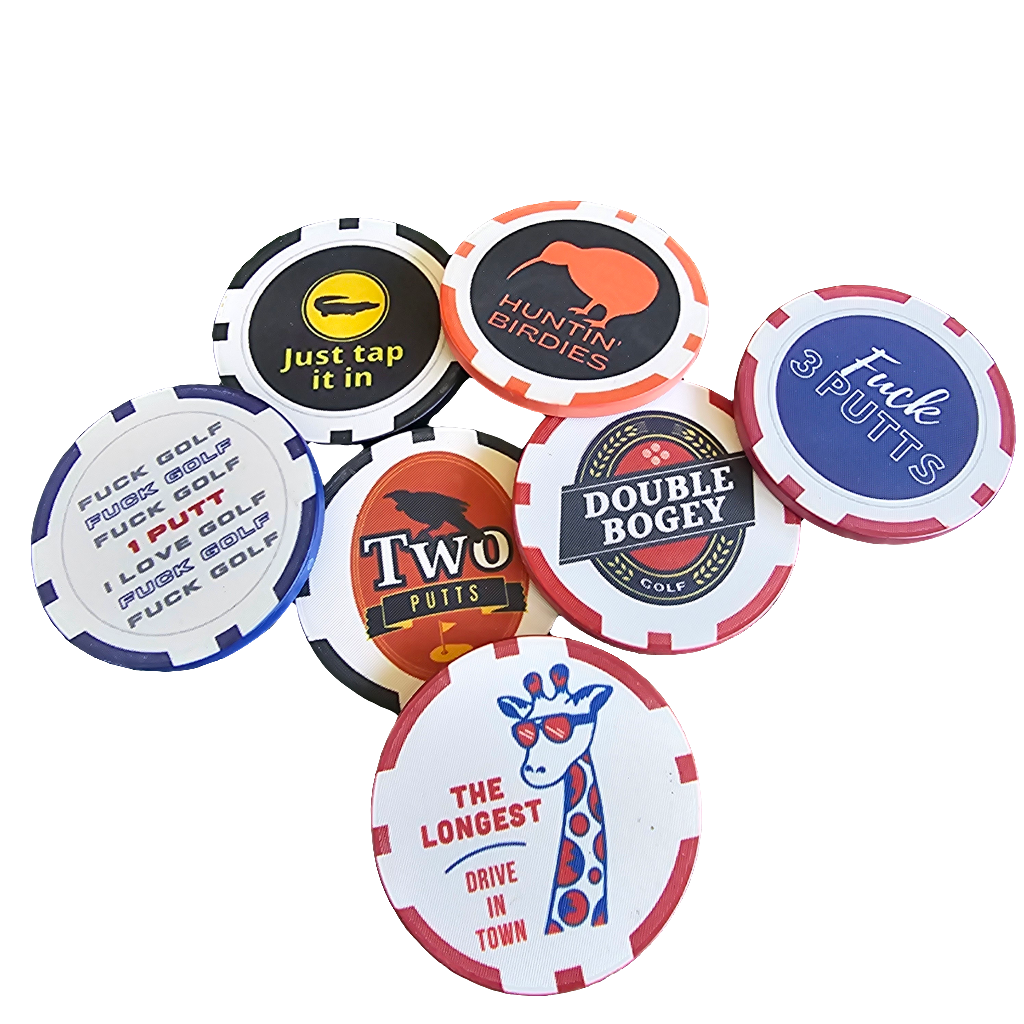 ParShark Golf Marker Poker Chip - I Love Golf