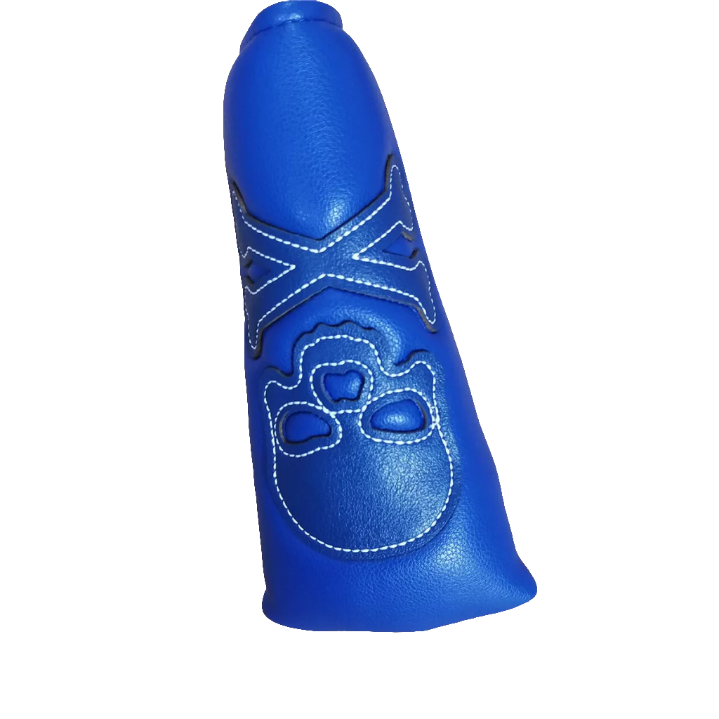 Golf Putter Cover Blade Putter - Blue skull