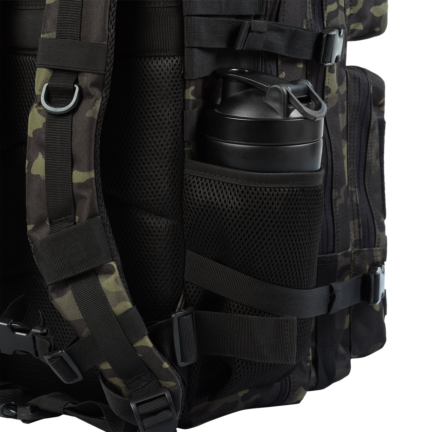 Recon 45L Fitness Backpack - Tactical Crossfit Backpack - Grey Camo