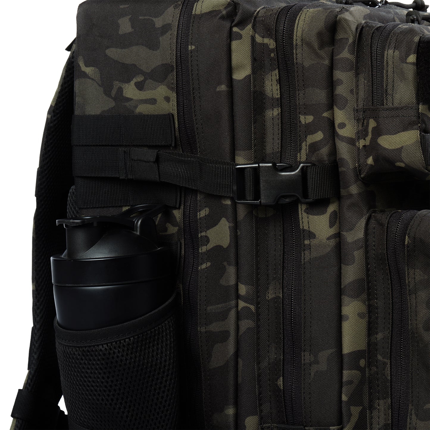 Recon 45L Fitness Backpack - Tactical Crossfit Backpack - Grey Camo