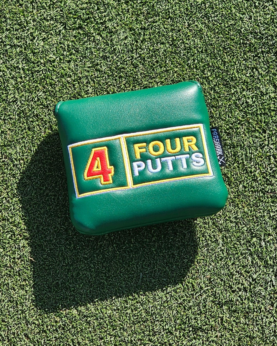 ParShark Golf Mallet Putter Head Cover - Four Putts