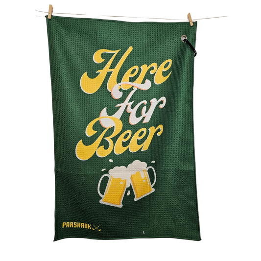 ParShark Golf Towel - Here For Beer