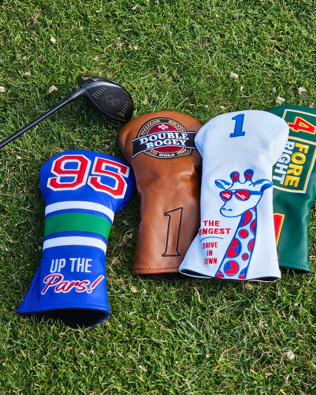 ParShark Golf Driver Head Cover - Double Bogey