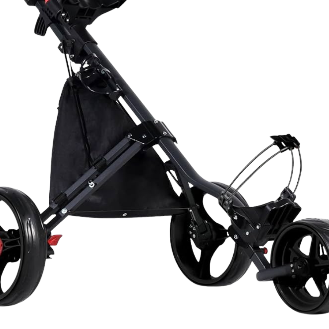 ParShark Golf Trundler 3 Wheel Umbrella Holder - Delta