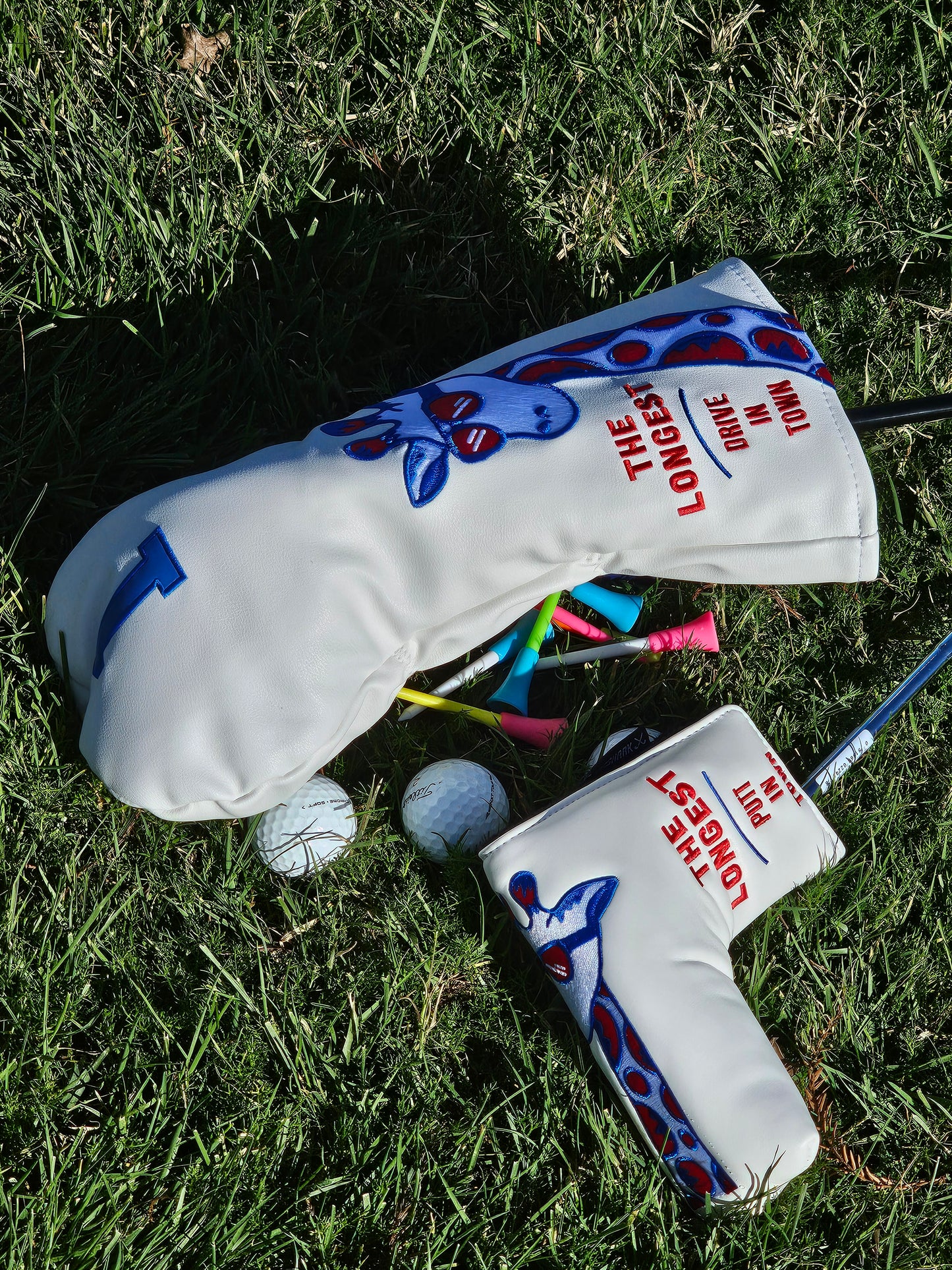ParShark Golf Blade Putter Head Cover - Longest Putt In Town