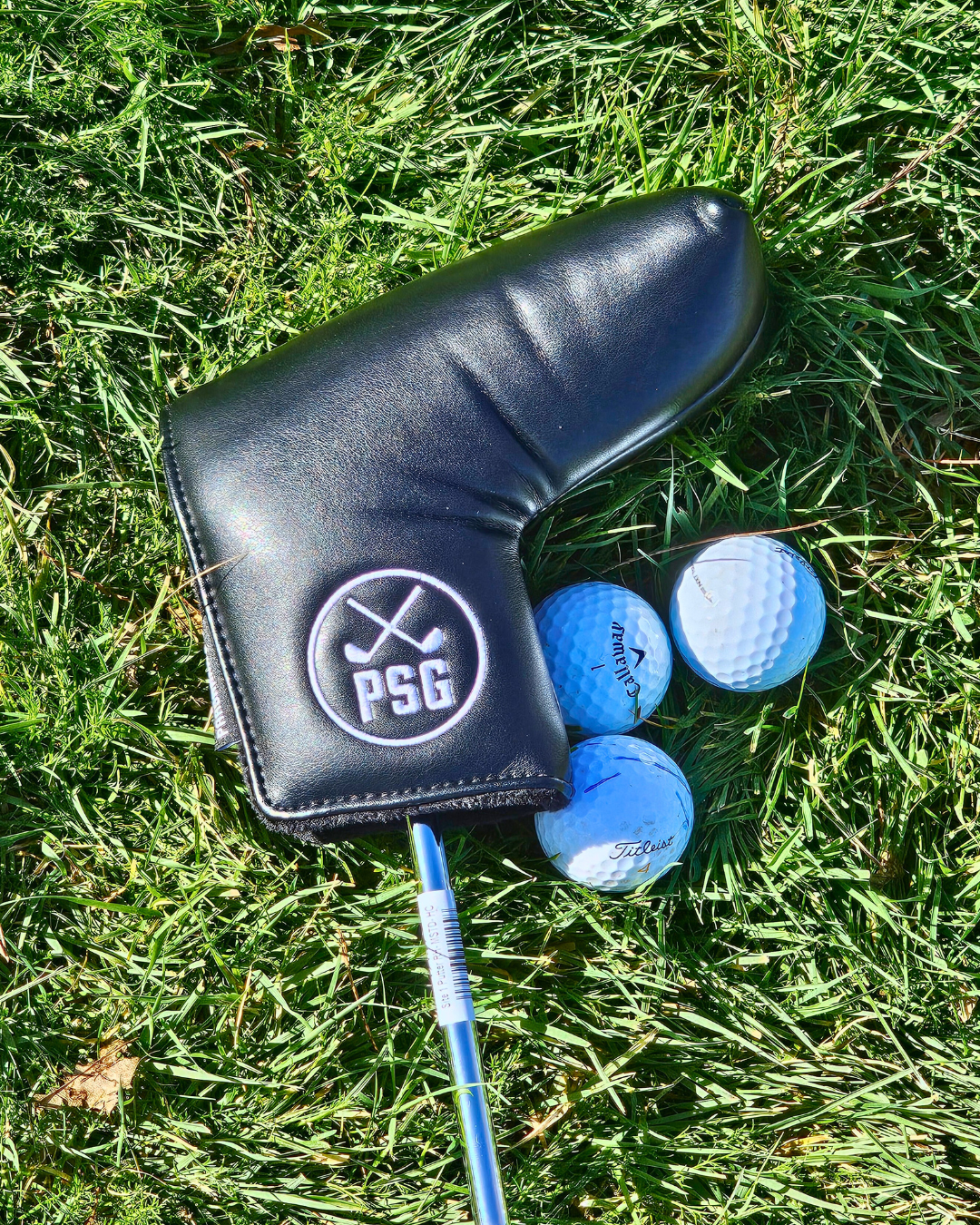 ParShark Golf Blade Putter Head Cover - Stealth Black