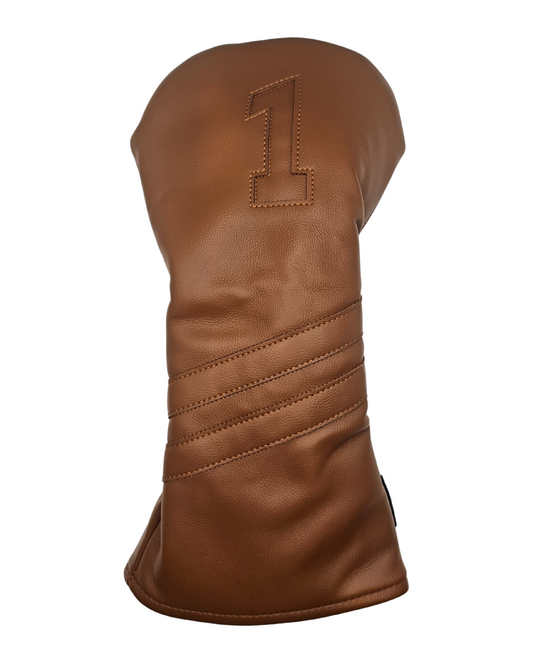 ParShark Golf Driver Head Cover - Vintage Brown