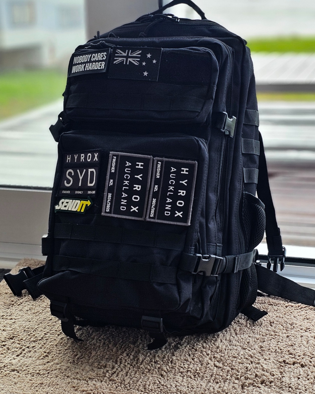 Recon 45L Fitness Backpack - Tactical Crossfit Backpack - Grey