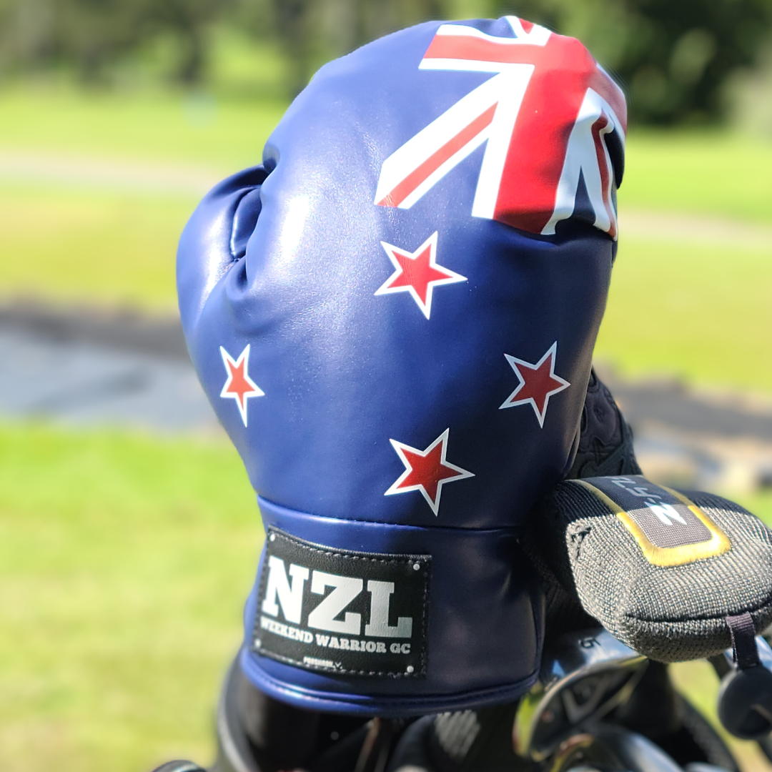 Driver Head Cover Boxing Glove - ParShark NZ Flag