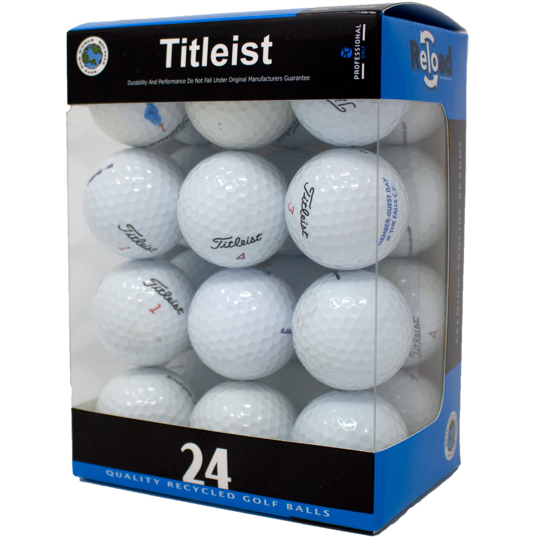 Reload your bag with refinished and recycled golf balls.