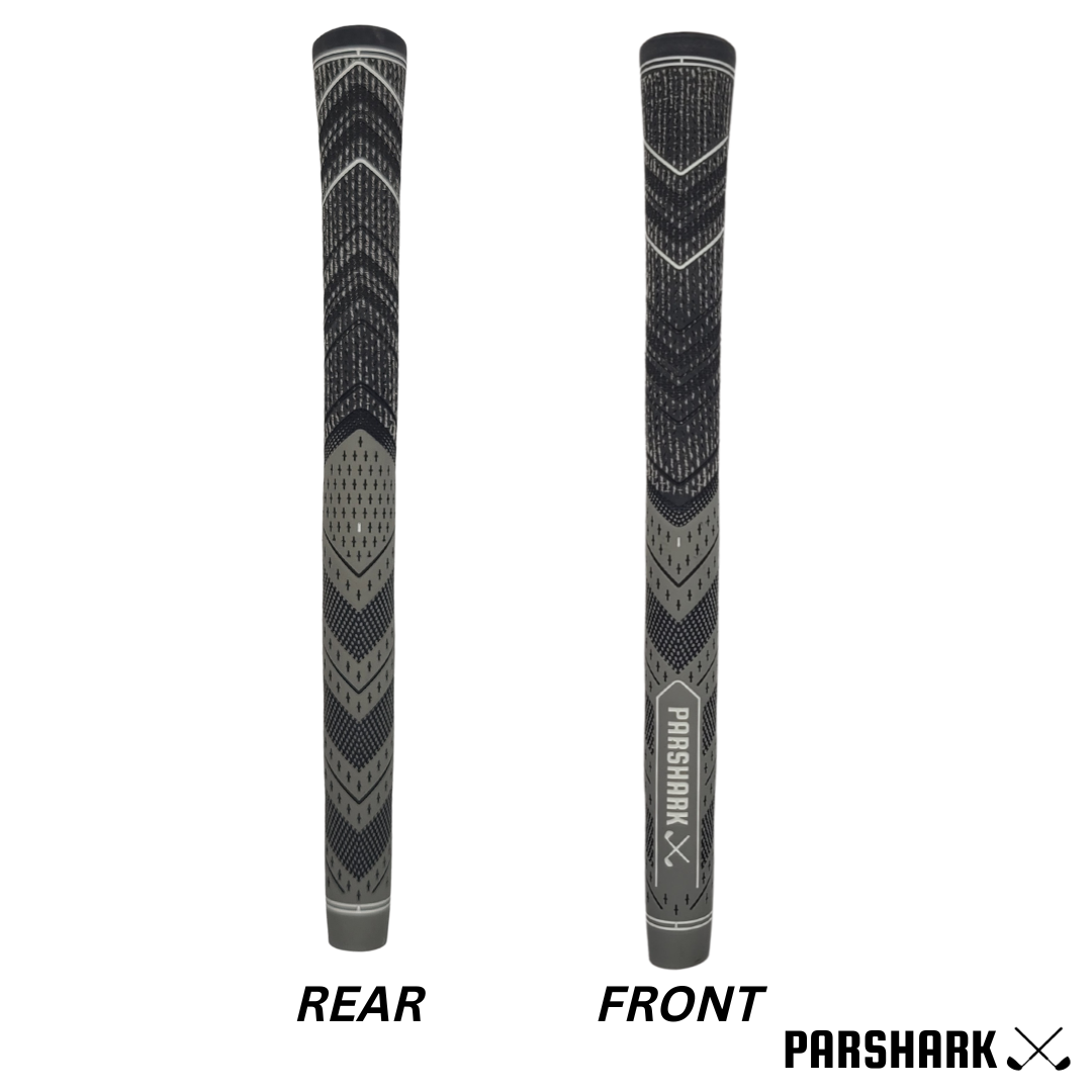 Golf Grips Mid Size 13 pieces Grey + Regrip Set - ParShark CTRL