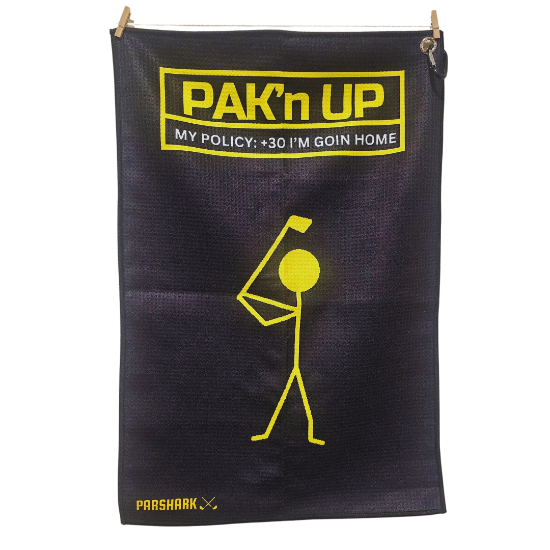 ParShark Golf Towel - Pak'N Up!