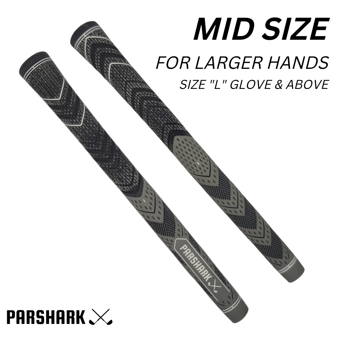 ParShark Golf Club Grip Mid Size Grip Grey