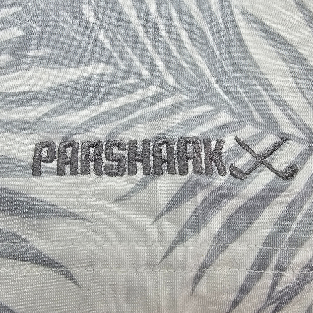 ParShark Urban Jungle Golf Polo - White / Grey