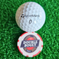 ParShark Golf Marker Poker Chip - Double Bogey