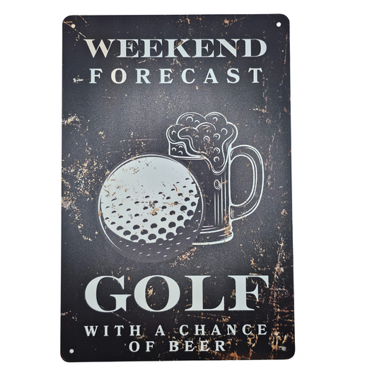 ParShark Forecast Metal Sign 30x20cm