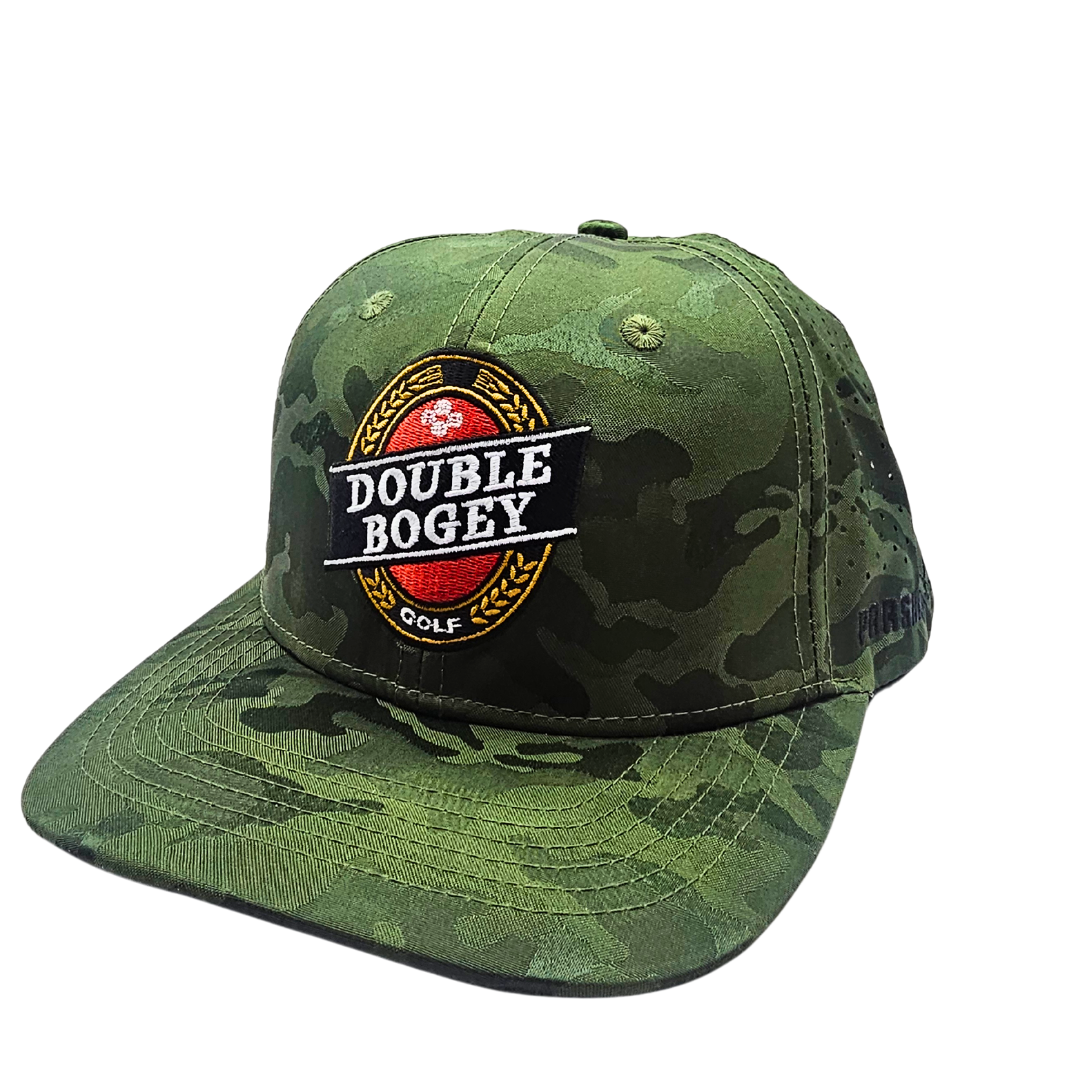 ParShark Double Bogey Camo Snapback Golf Hat