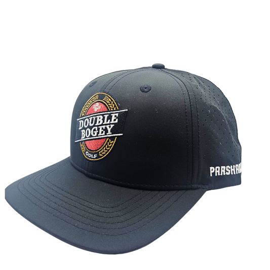 ParShark Double Bogey Black Snapback Golf Hat