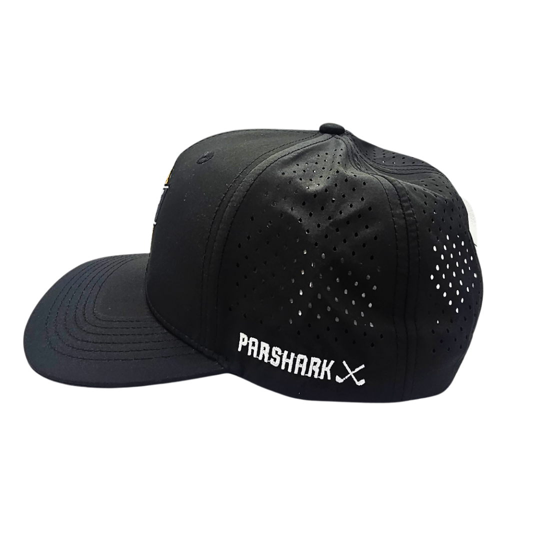 ParShark Double Bogey Black Snapback Golf Hat