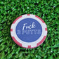 ParSharkGolf Marker Poker Chip - Fuck 3 Putts