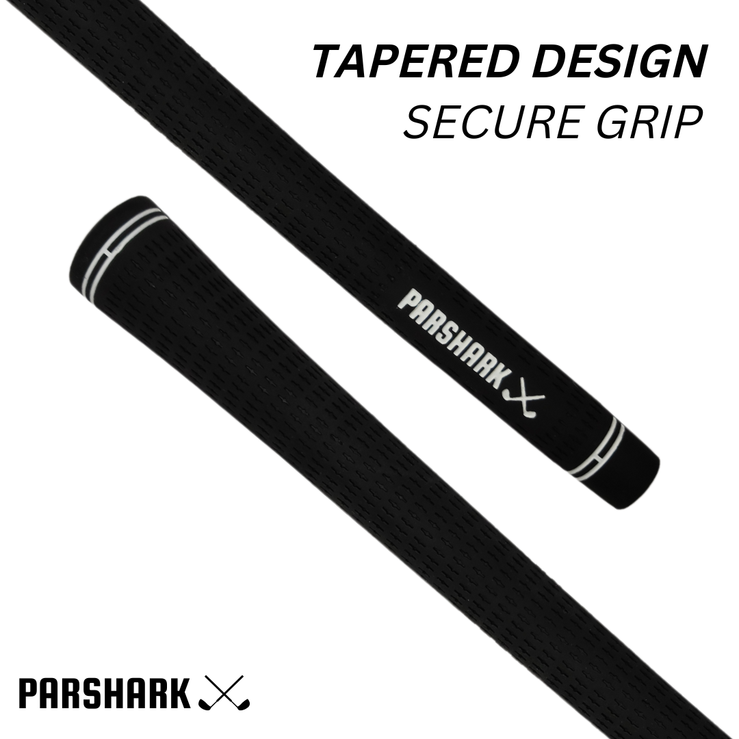 ParShark Golf Club Grip Mid Size Grip Velvet Feel Black