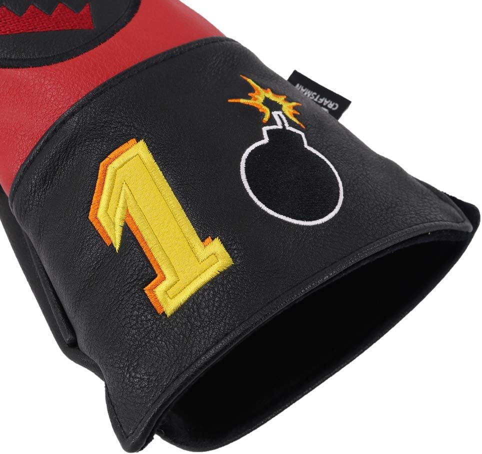 The Bomb Golf Driver Headcover - Red