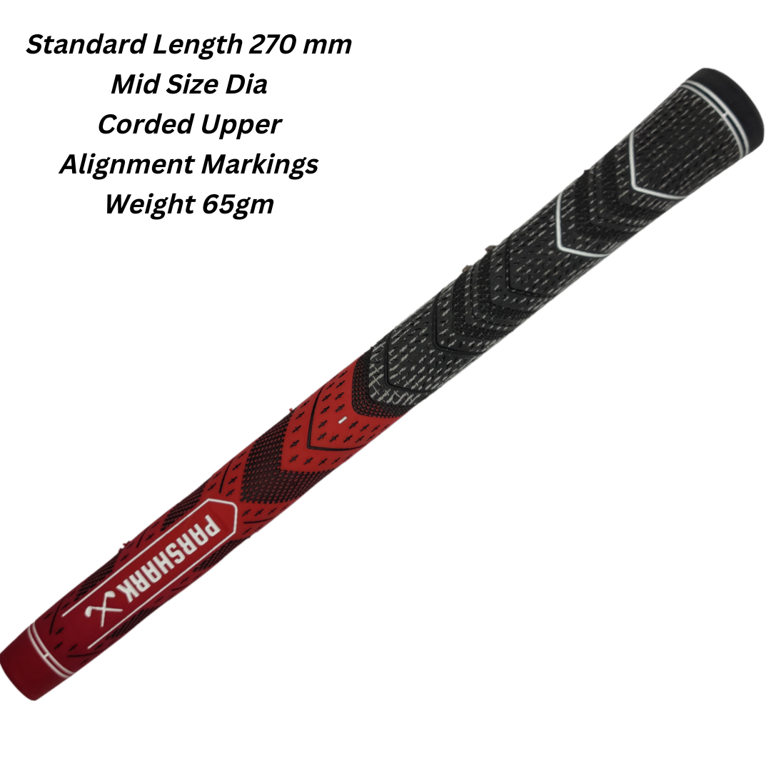 ParShark Golf Club Grip Mid Size Grip Red