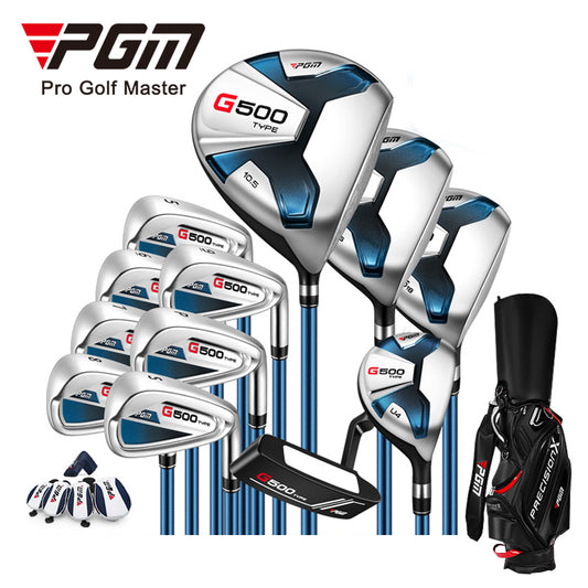 PGM G500 Complete Golf Club Set - Mens Right Hand  (R FLEX STEEL SHAFT)