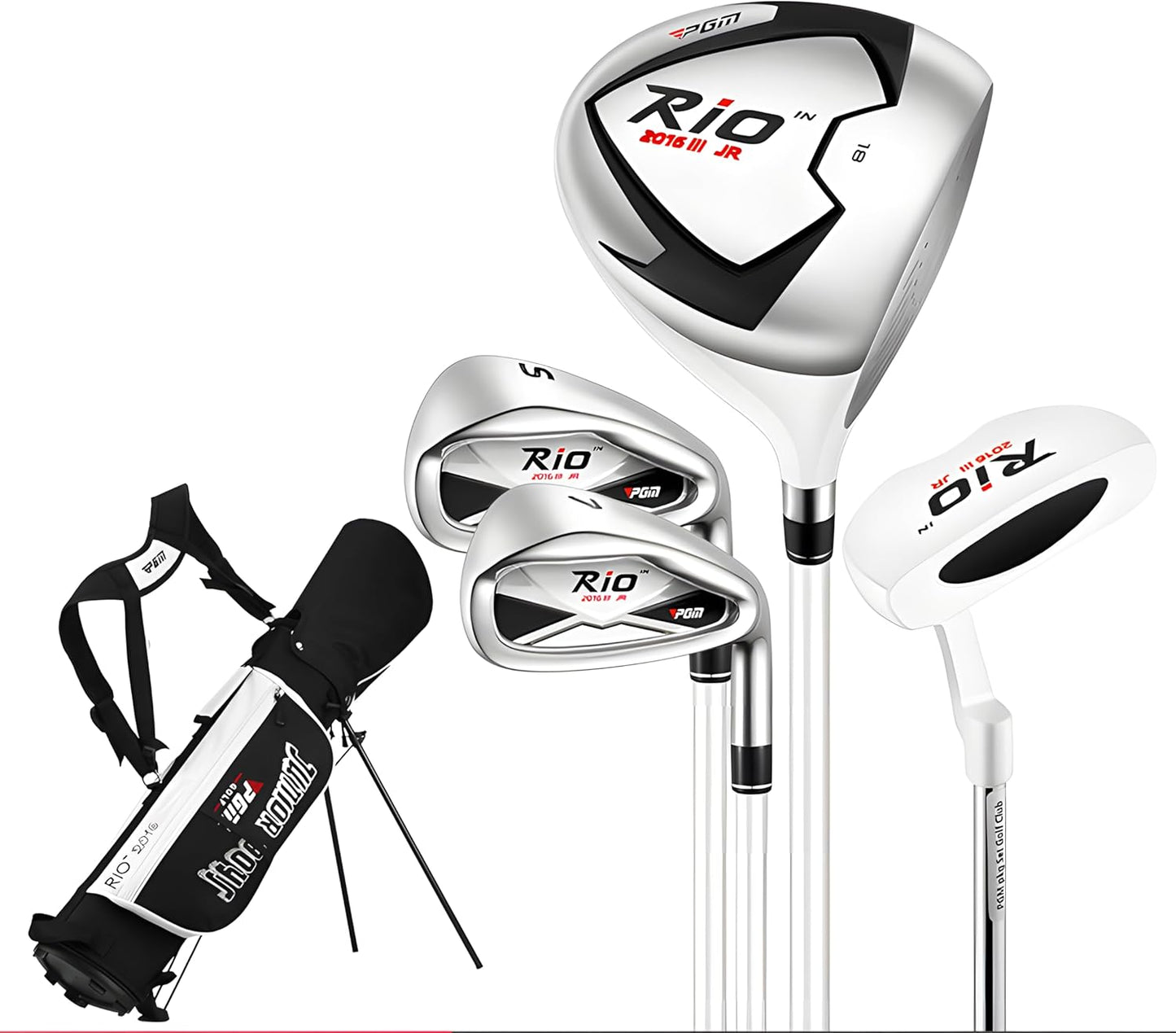 PGM Kids Golf Set - Rio Full Set - Black