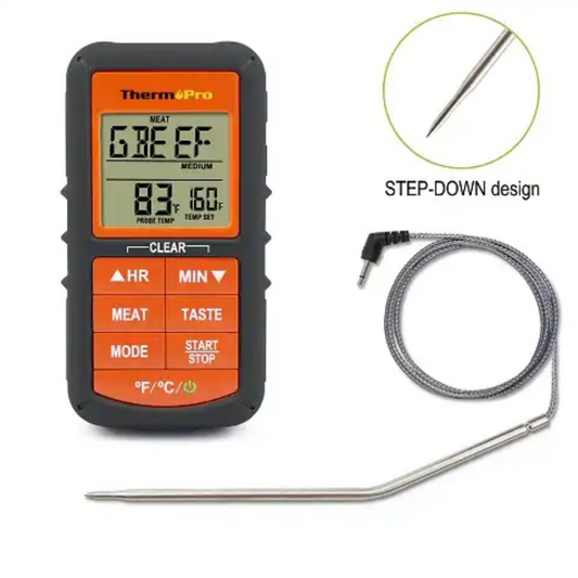 ThermoPro TP06B Digital Long Probe Cooking Thermometer with Timer