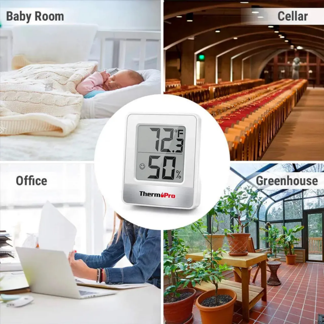 ThermoPro TP49 Accurate Room Digital Hygrometer Indoor Thermometer Temperature