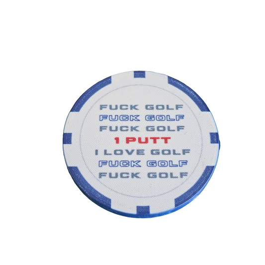 ParShark Golf Marker Poker Chip - I Love Golf