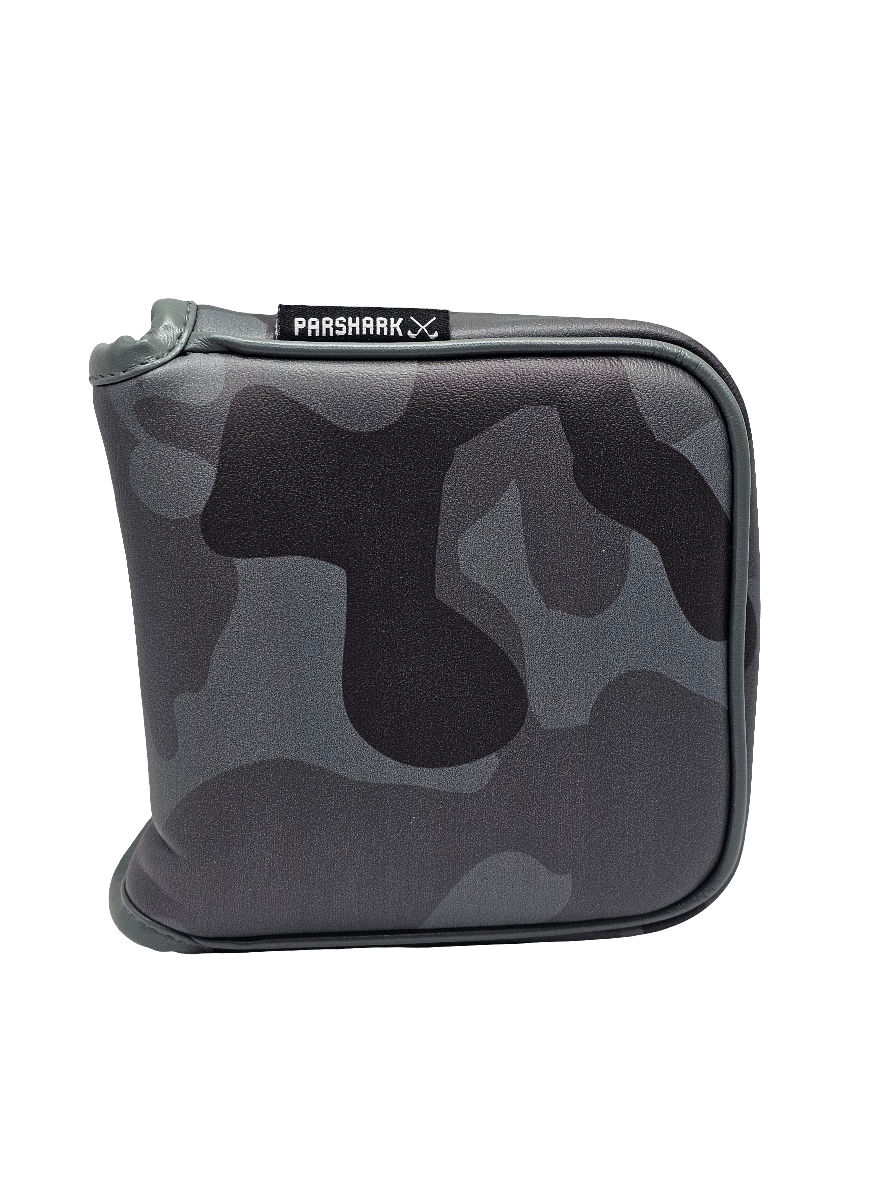 ParShark Recon Grey Camo Mallet Putter Headcover - Magnetic Closure