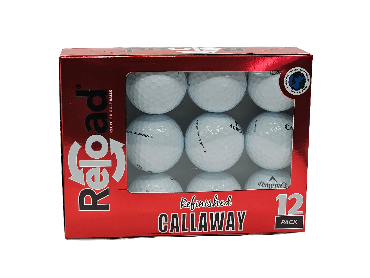 Reload Refinished Callaway Chromesoft Golf Balls Dozen