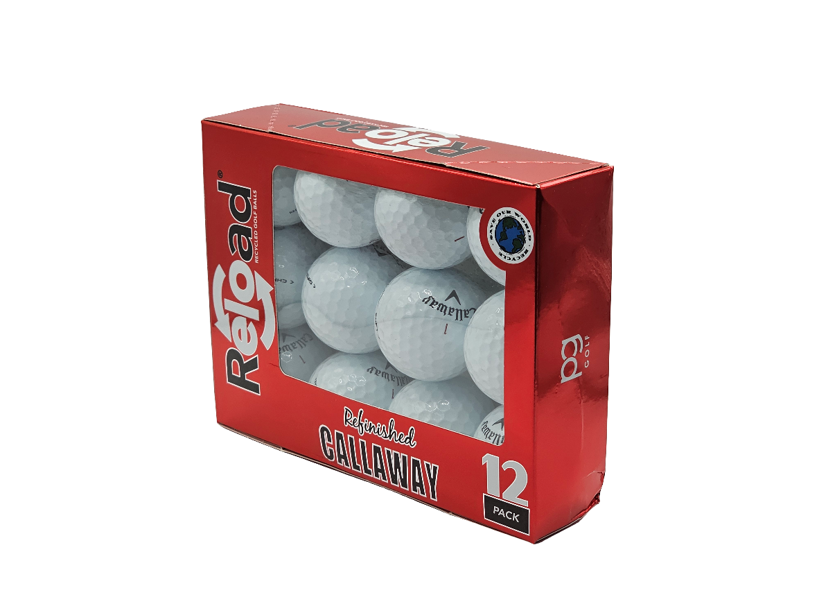 Reload Refinished Callaway Chromesoft Golf Balls Dozen