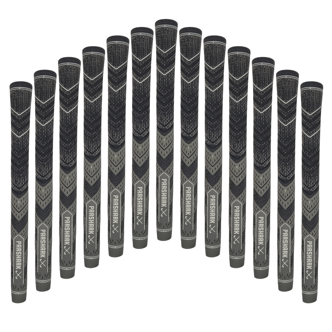 ParShark Mid Size Grip 13 pieces Grey + Regrip Set