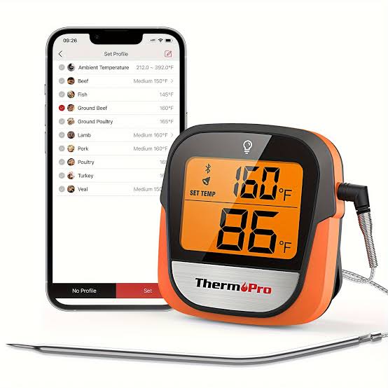 ThermoPro TP901 Digital Wireless Smart BBQ Meat Thermometer for Grilling