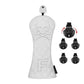 Golf Fairway Cover Quilted White Skull