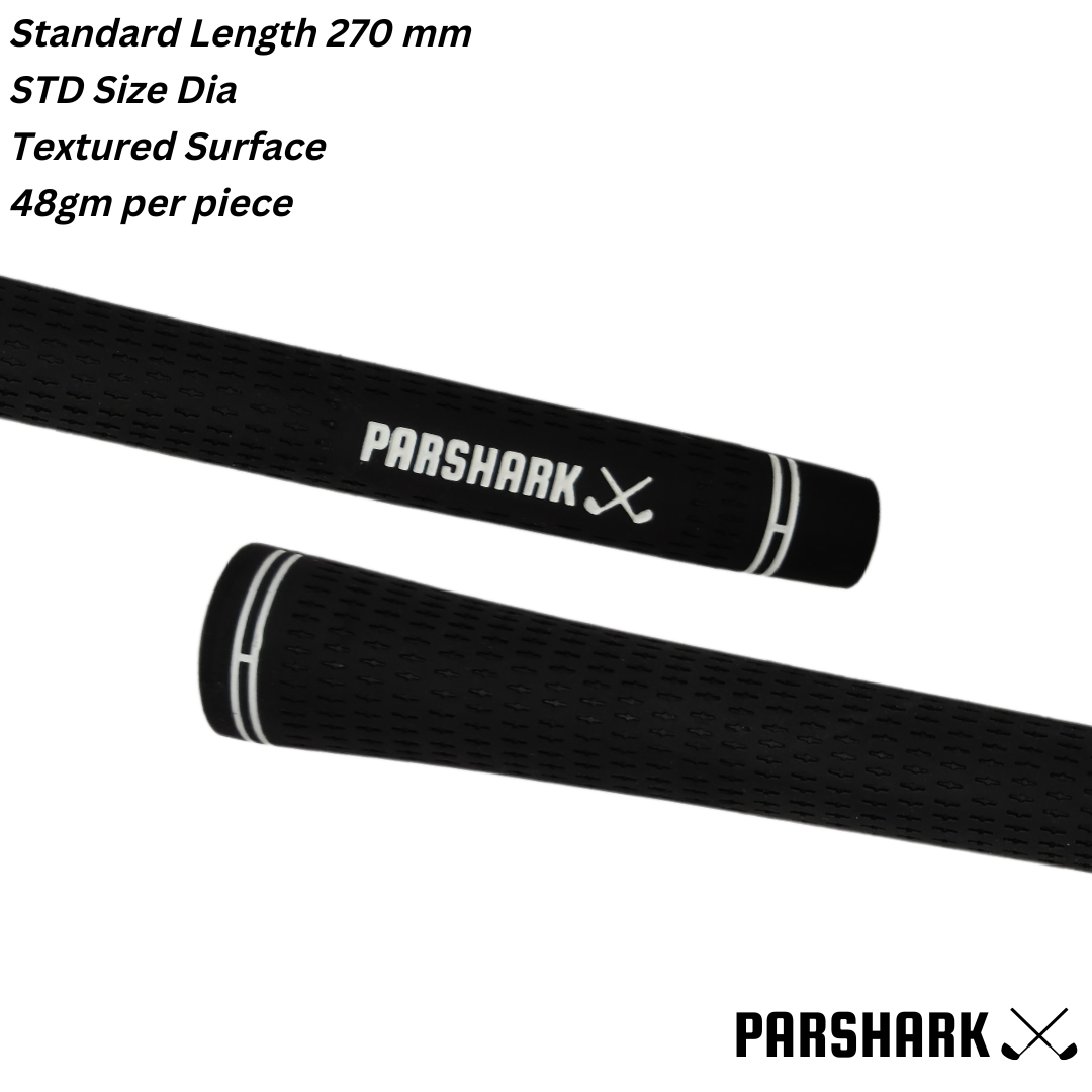 ParShark Golf Club Grip Standard Size Grip Velvet Feel Black