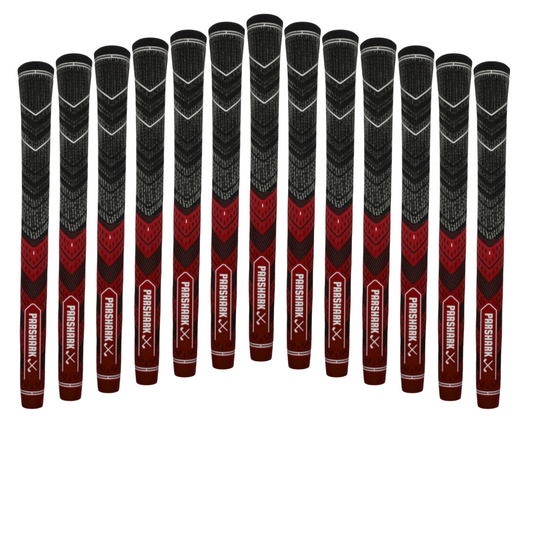 ParShark Mid Size Grip 13 pieces Red + Regrip Set