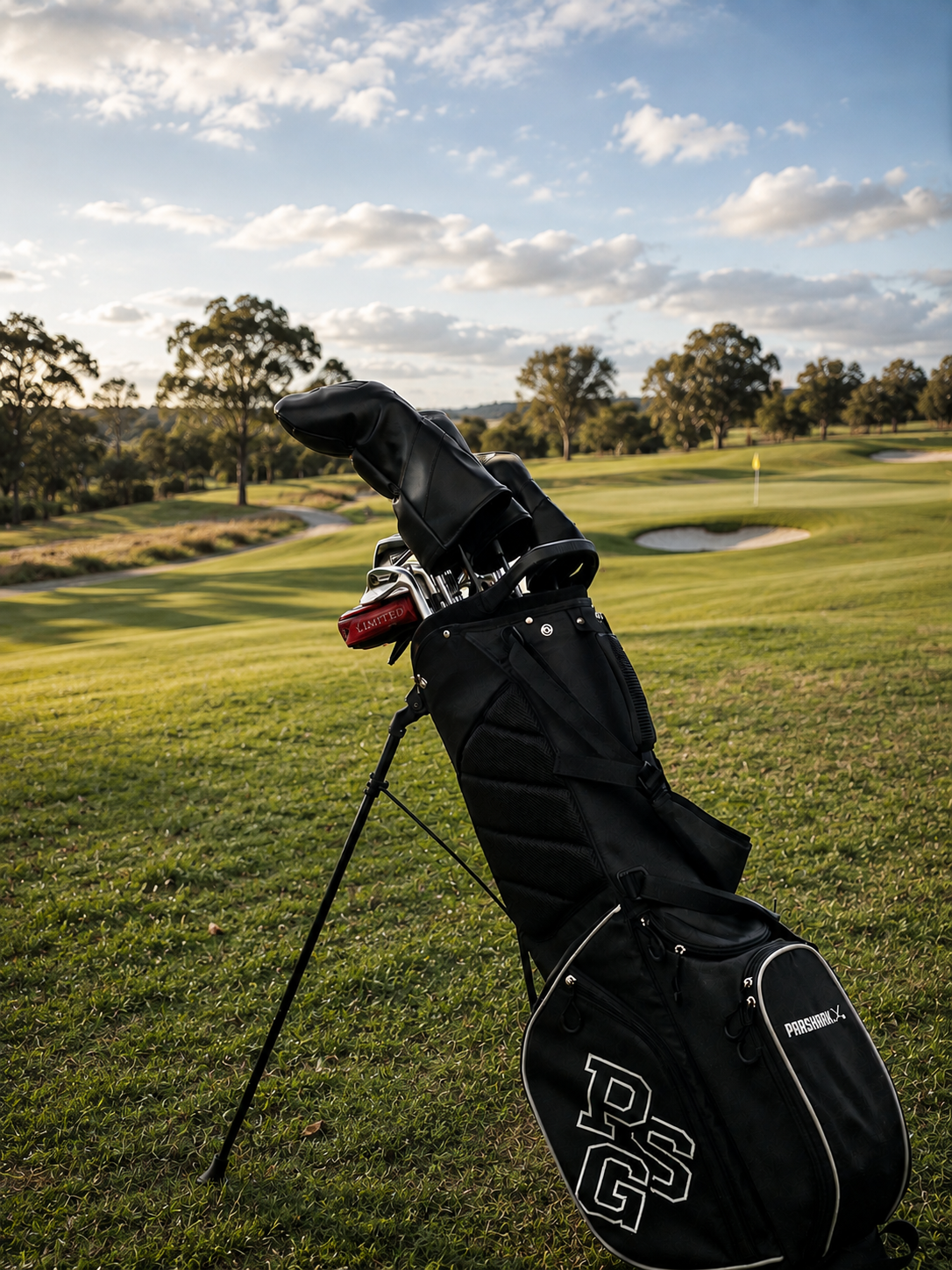 ParShark Vector Golf Bag - Black