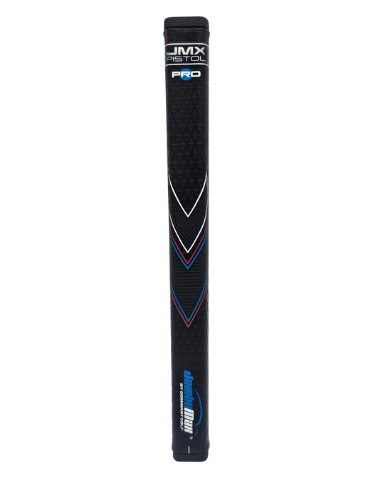 JumboMax JMX Pistol Pro Putter Grip - Black Red White Blue