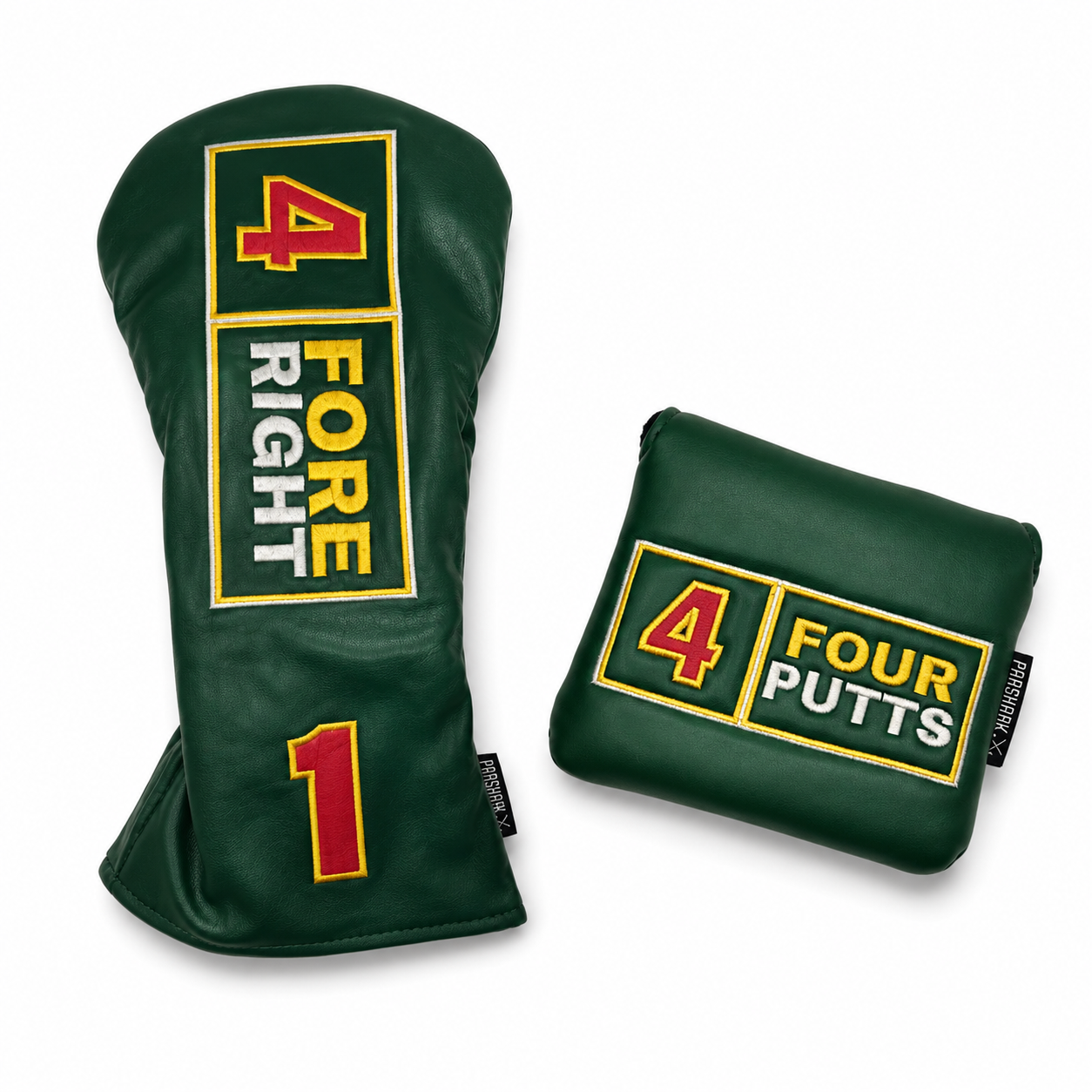 ParShark Four Right Driver & Mallet Putter Head Cover Set