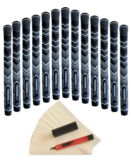 ParShark XLT Jumbo Grips 13 Pack Black + Re Grip Kit