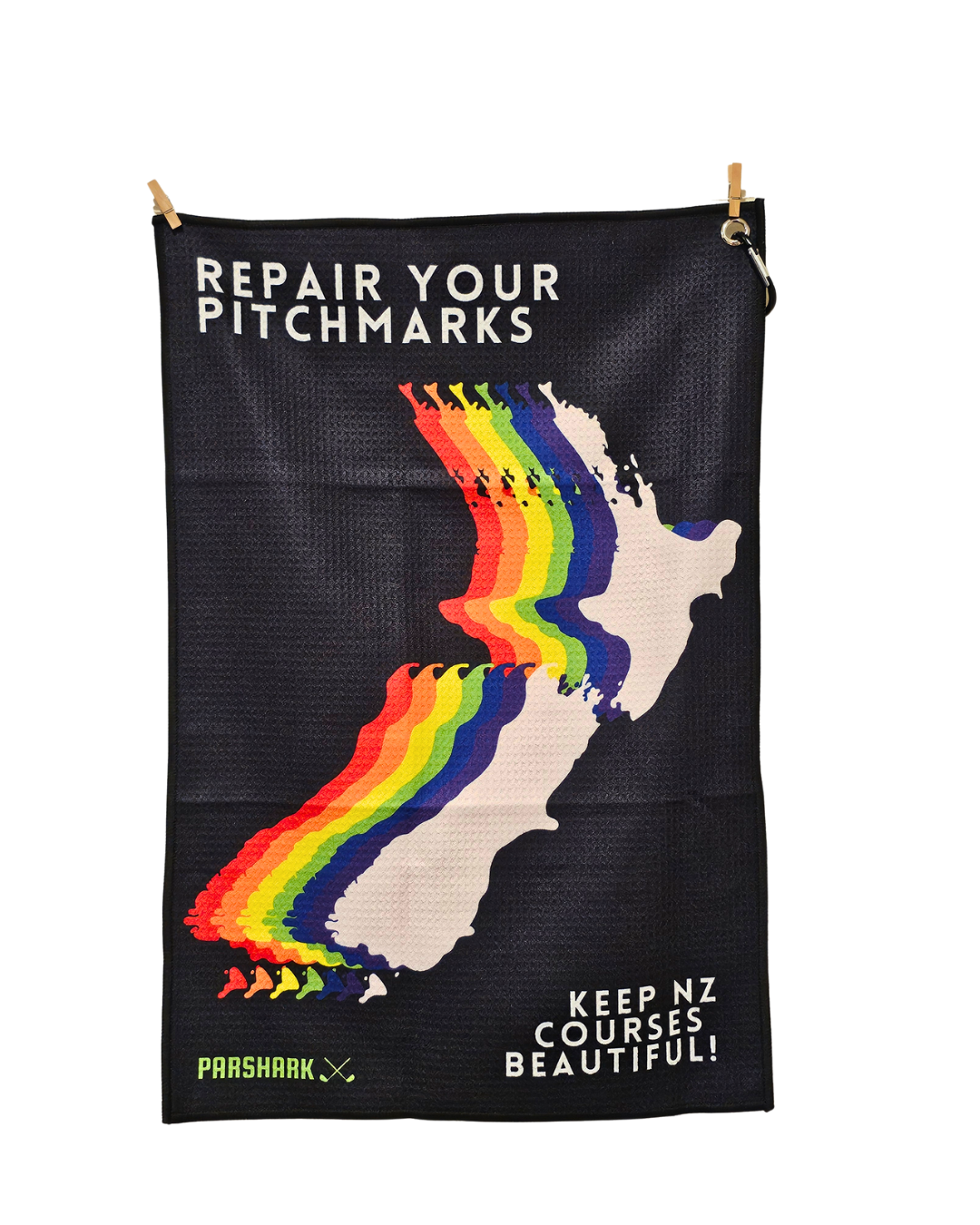 ParShark Golf Towel - Repair Your Pitch Marks