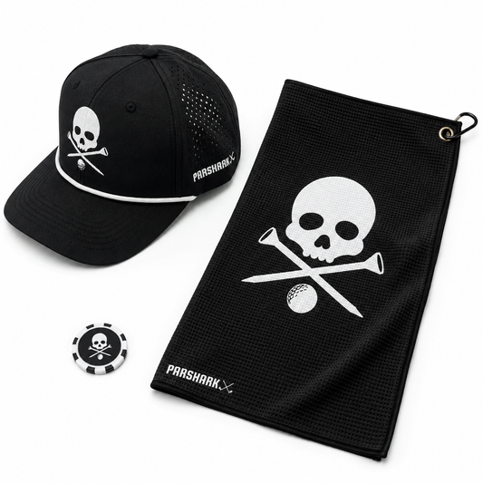ParShark Black Tees Hat & Towel Pack